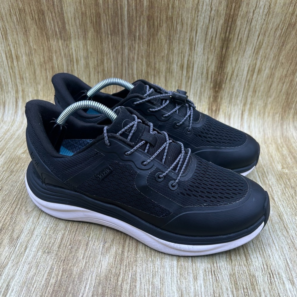 Kizik London Sneakers Women's Size 8 Wide Black Hands-Free Slip On WLONBK04-2E